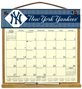 New York Yankees Calendar Holder